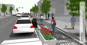 Your bike commute on Telegraph Avenue could look like this by Spring 2015