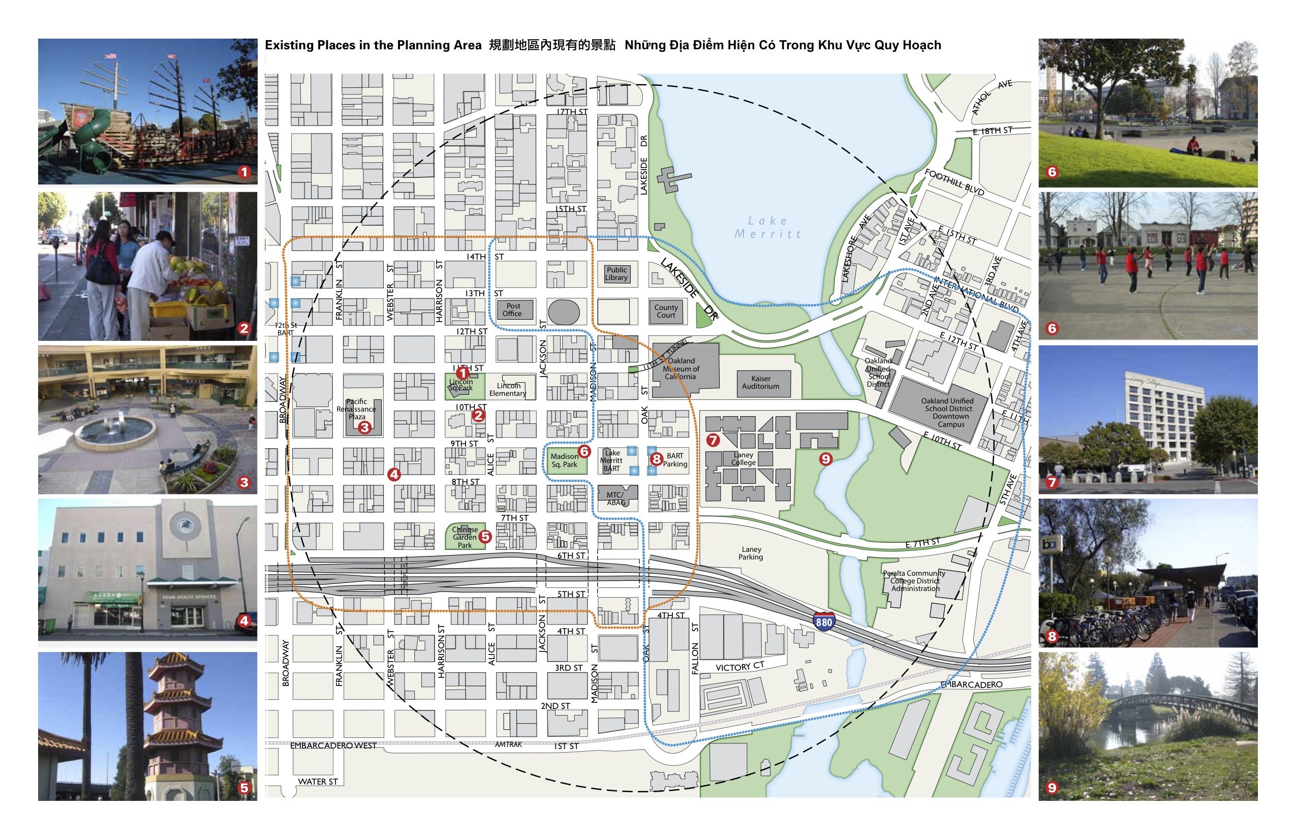 Исторический центр Окленда карта. West Oakland Bart. Автостанция. Parking area Plan. Vanilla walk planning.