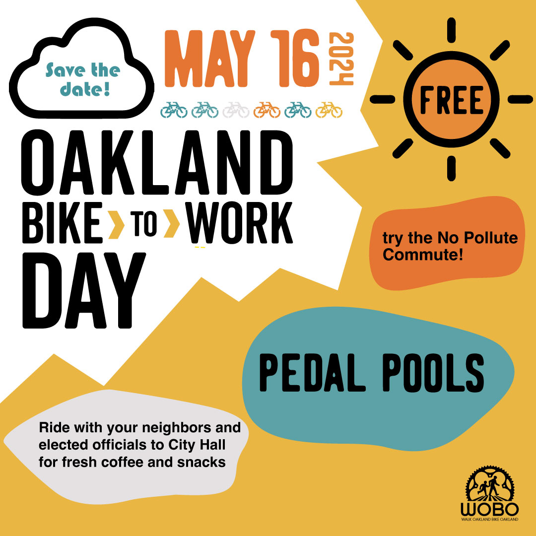 Bike To Work Day 2024 Pedal Pools Walk Oakland Bike Oakland